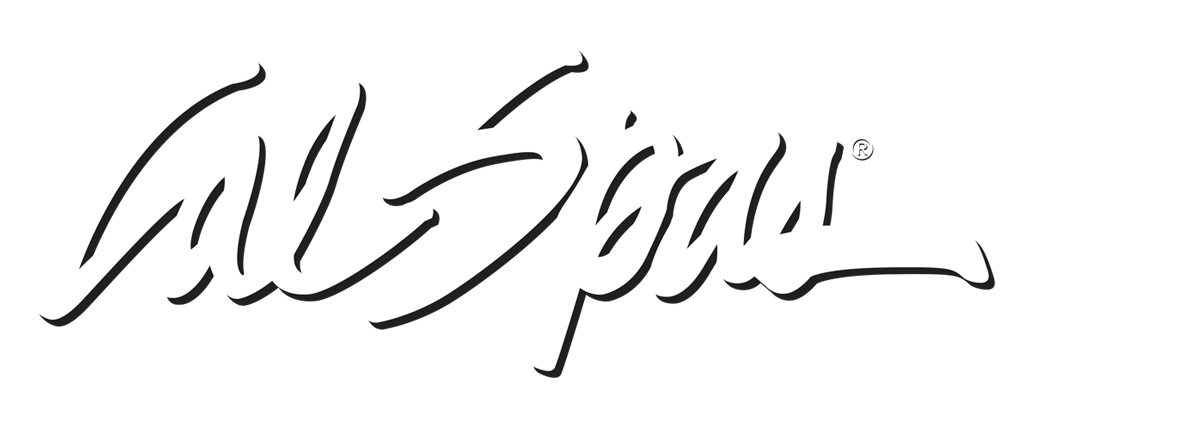 Calspas White logo hot tubs spas for sale Greenlawn